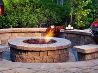 Outdoor Garden Firepit, St Charles LA