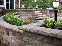 Garden Retaining Wall, New Orleans LA