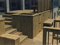 Wood Deck Stairs, Kenner, LA