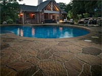 Flagstone Pool Deck, Metairie, LA