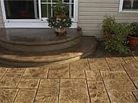 Stamped Concrete Entry, Mandeville, LA