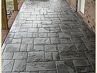 Stamped Concrete Walkway, Covington, LA