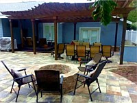 Natural Stone Patio, Slidell, LA