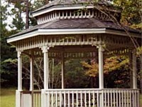 Ornate Wood Deck, Metairie, LA