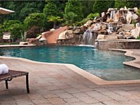 Swimming Pool Waterfall, River Ridge, LA